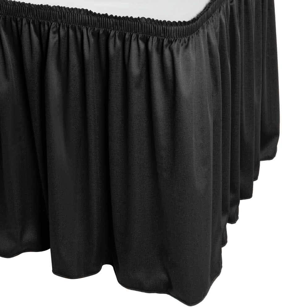 Party Favors Plus Black Plastic Table Skirts 29 in x 13 Ft