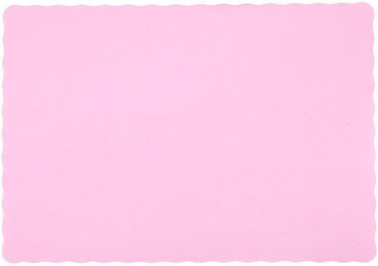 Party Favors Plus Paper Placemats Pink 25 Count