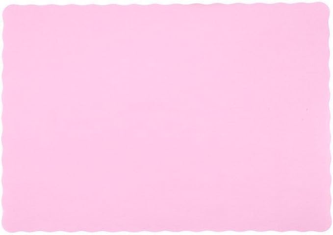 Party Favors Plus Paper Placemats Pink 25 Count