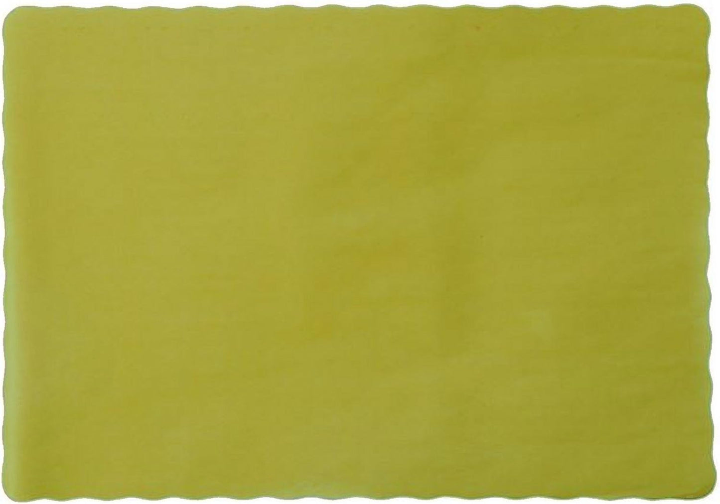 Party Favors Plus Gold Paper Placemats Scalloped Edge 10x14 50 Count