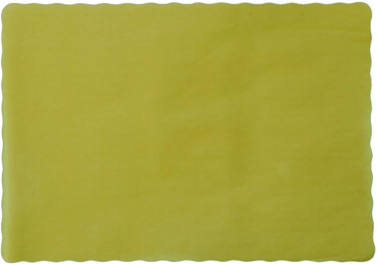 Party Favors Plus Gold Paper Placemats Scalloped Edge 10x14 50 Count