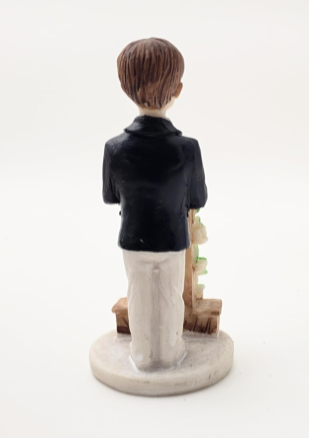 Party Favors Plus Black White Polyresin First Communion Boy Figurine 4 Inch Set of 2