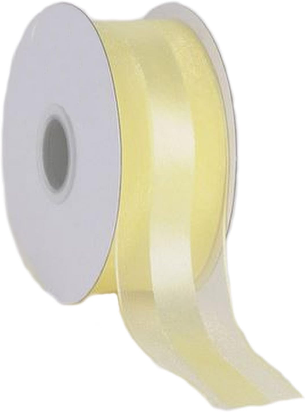 Party Favors Plus Yellow Organza and Satin Ribbon 1.5in 25 Yards