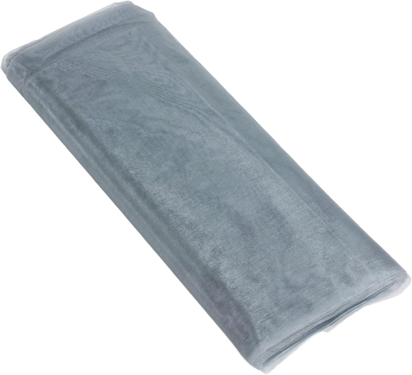 Party Favors Plus Silver Sheer Organza Fabric 54in X 30ft