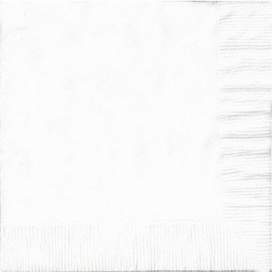 Party Favors Plus Luncheon Napkins White 600 Count