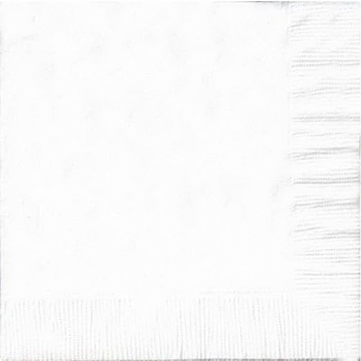 Party Favors Plus Luncheon Napkins White 600 Count