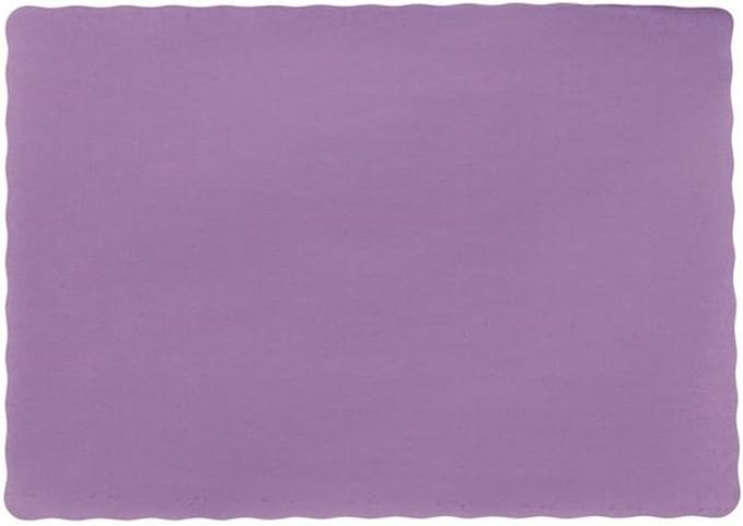 Party Favors Plus Purple Paper Placemats 600 Count
