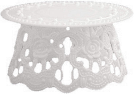 Party Favors Plus White Plastic Cake Top Base 4.5 Inch 3 Count