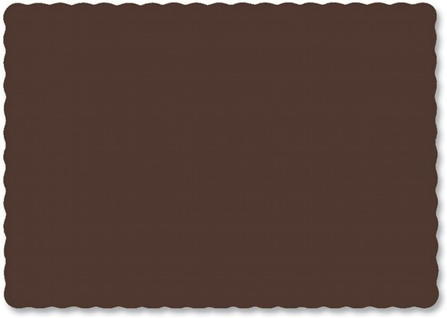Party Favors Plus Paper Placemats Chocolate 10x14 Inch 25 Count