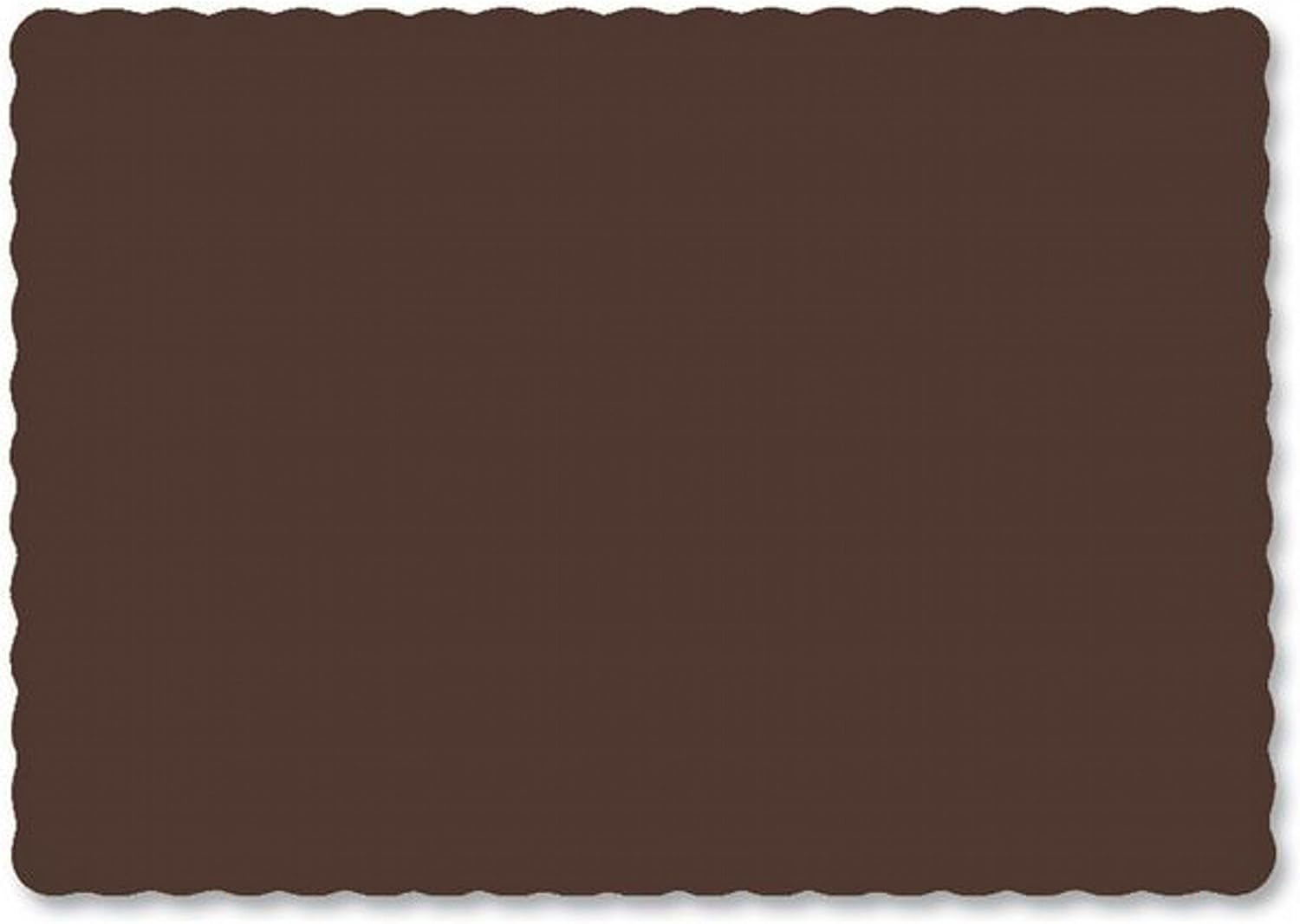 Touch of Color 600 Paper Placemats 10" x 14" Dinner Size Chocolate 600 Count