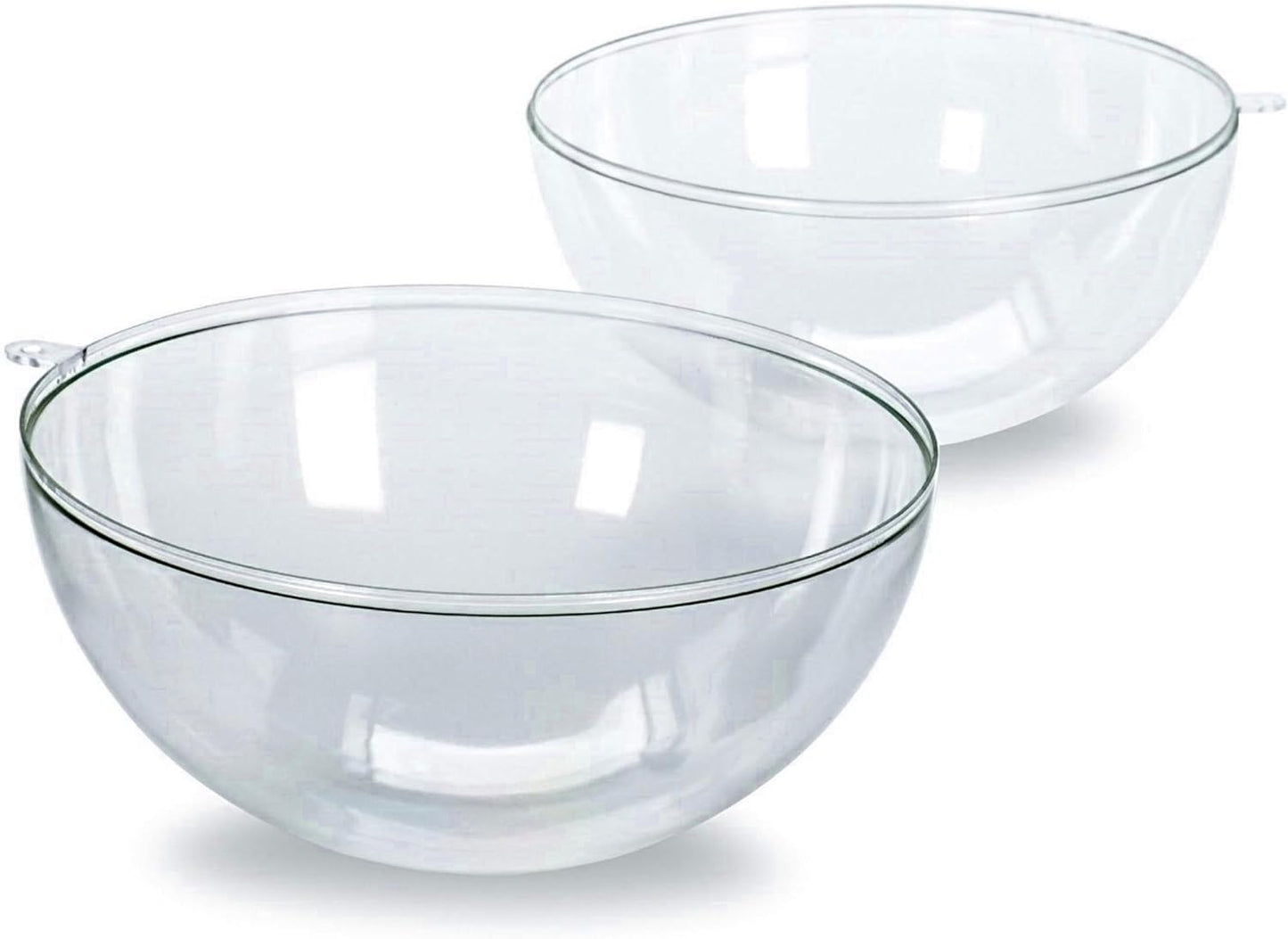 Party Favors Plus Clear Plastic Fillable Ball Ornaments 1.5 In 20 Pack