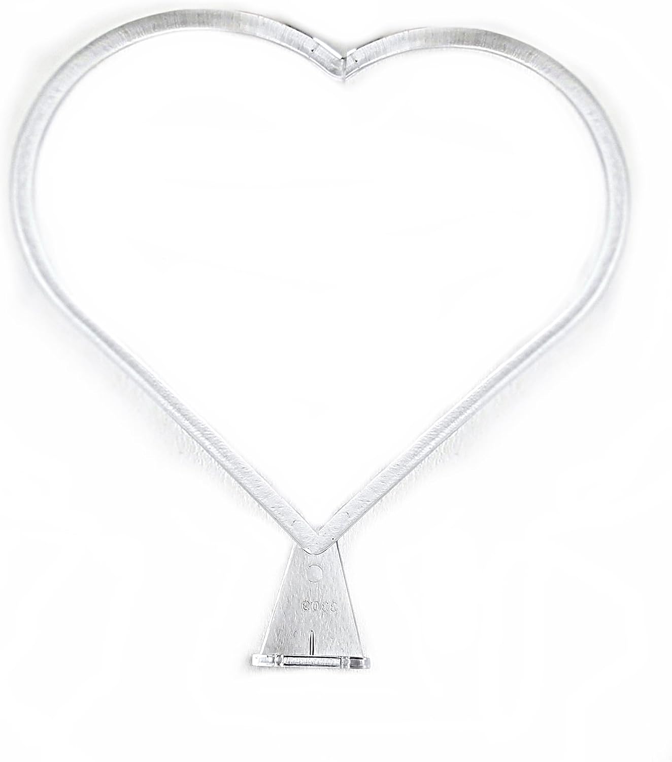 Clear Plastic Heart Craft Backdrop Stands, 6 Pieces