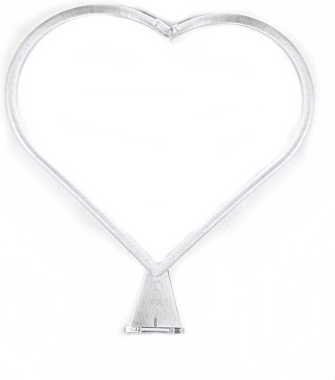 Clear Plastic Heart Craft Backdrop Stands, 6 Pieces