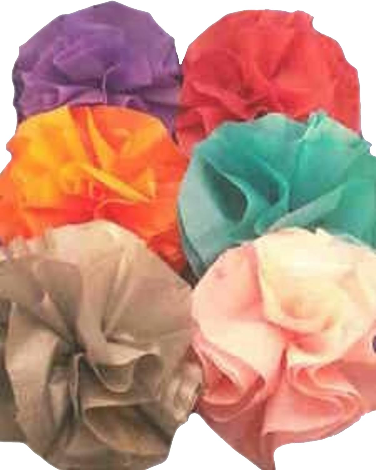 Party Favors Plus Light Pink Paper Lace Pom Flower Deco-Puff 12 Count