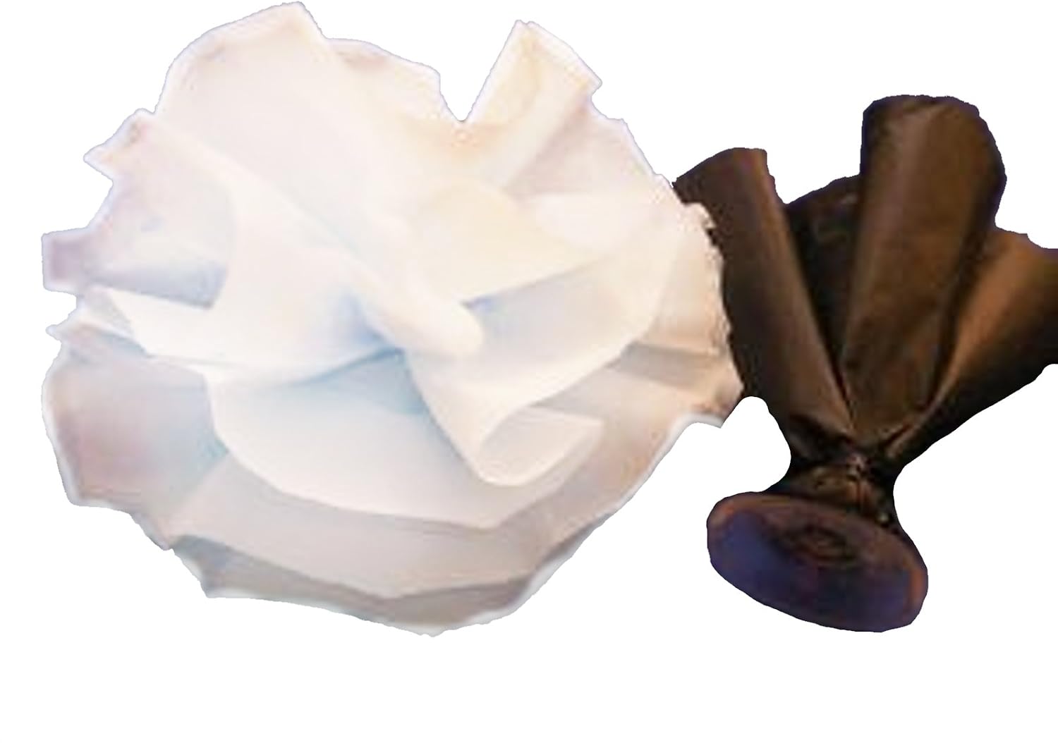 Party Favors Plus Light Blue Deco-Puff Pom Flowers with Suction Cups 12 Count