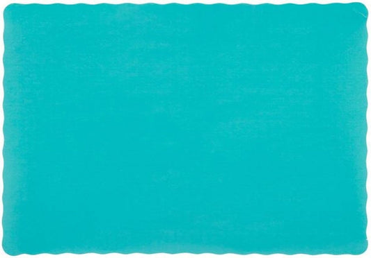 Party Favors Plus Teal Paper Placemats 600 Count