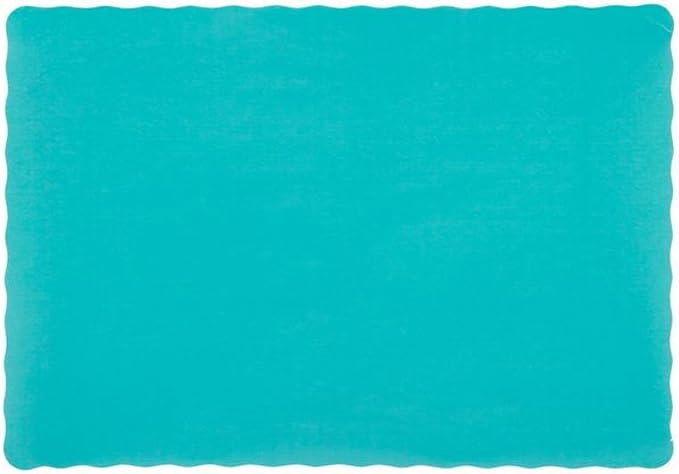 Party Favors Plus Teal Paper Placemats 600 Count