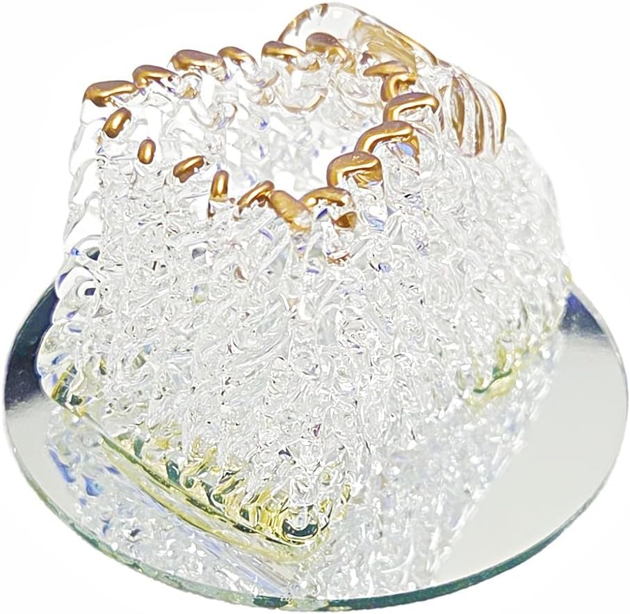 Party Favors Plus Resin Crystal Baby Bootie Figurine White Rose Gold 1.25 Inch
