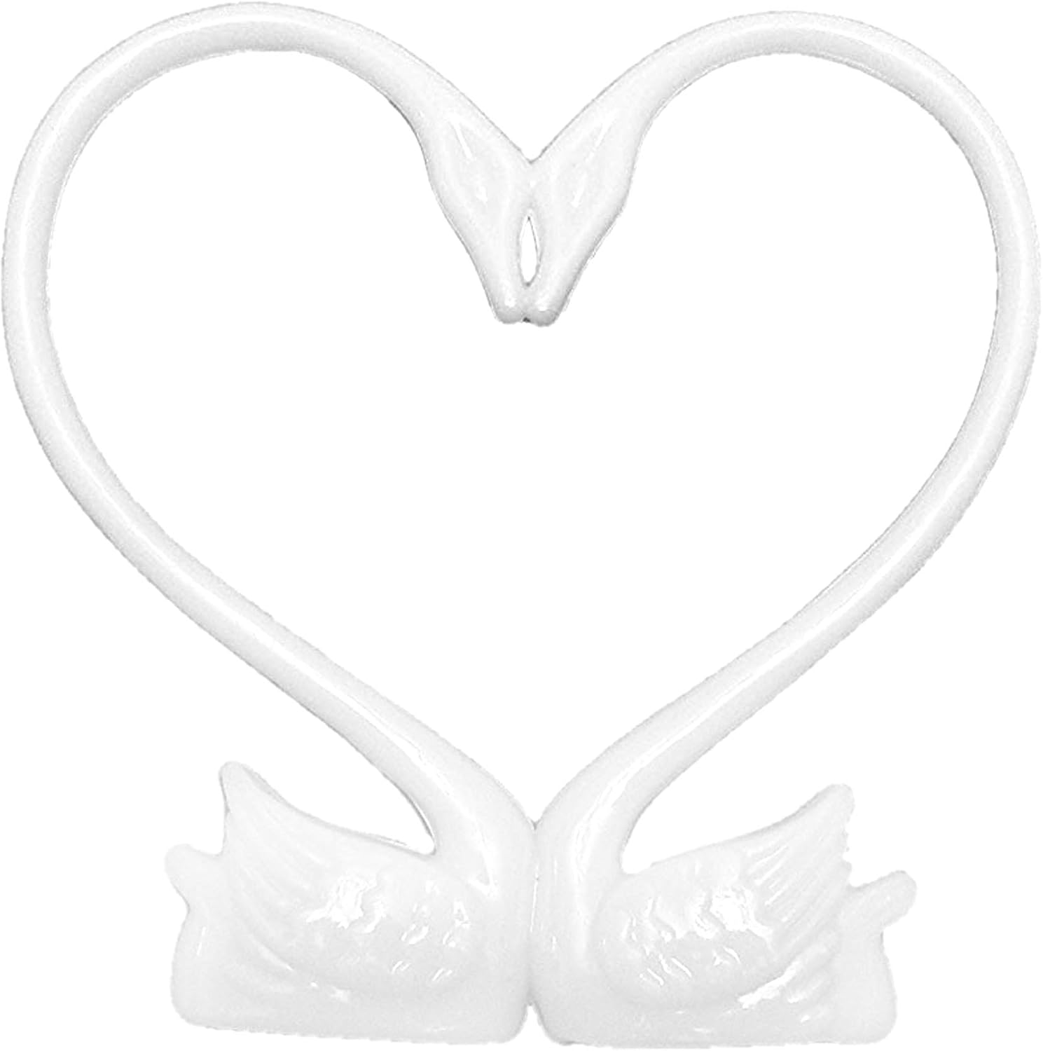 Party Favors Plus Plastic Heart Swan Cake Top Accessories 3 Piece