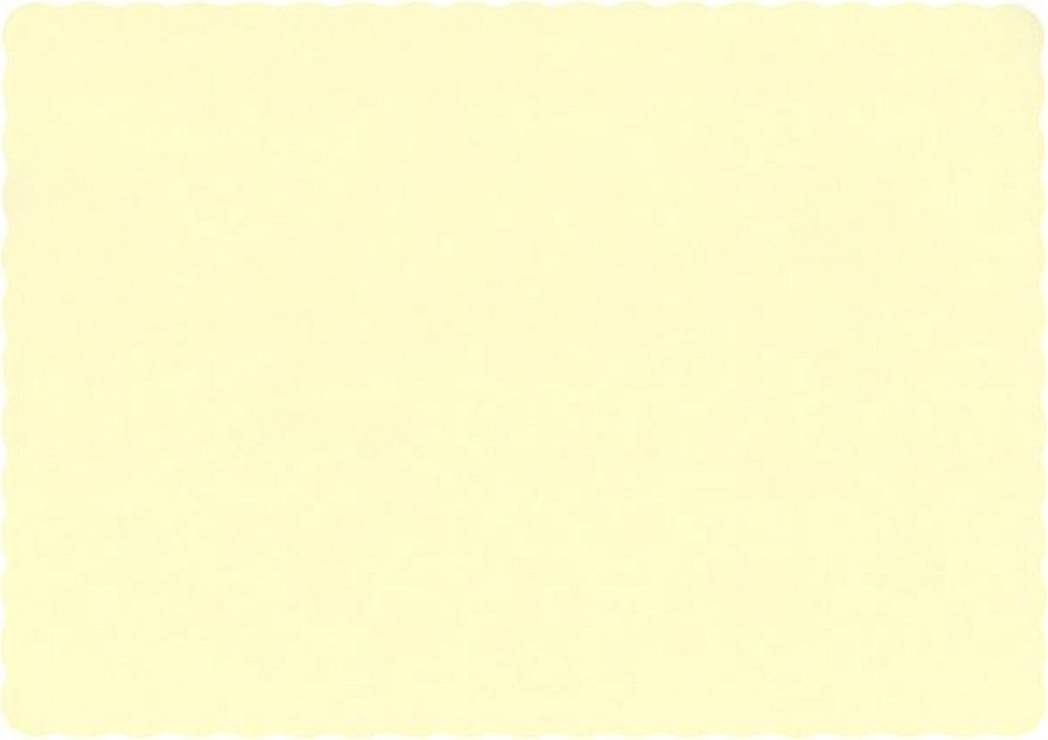 Party Favors Plus Paper Placemats Ivory 25 Count