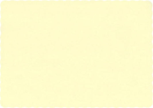 Party Favors Plus Paper Placemats Ivory 25 Count