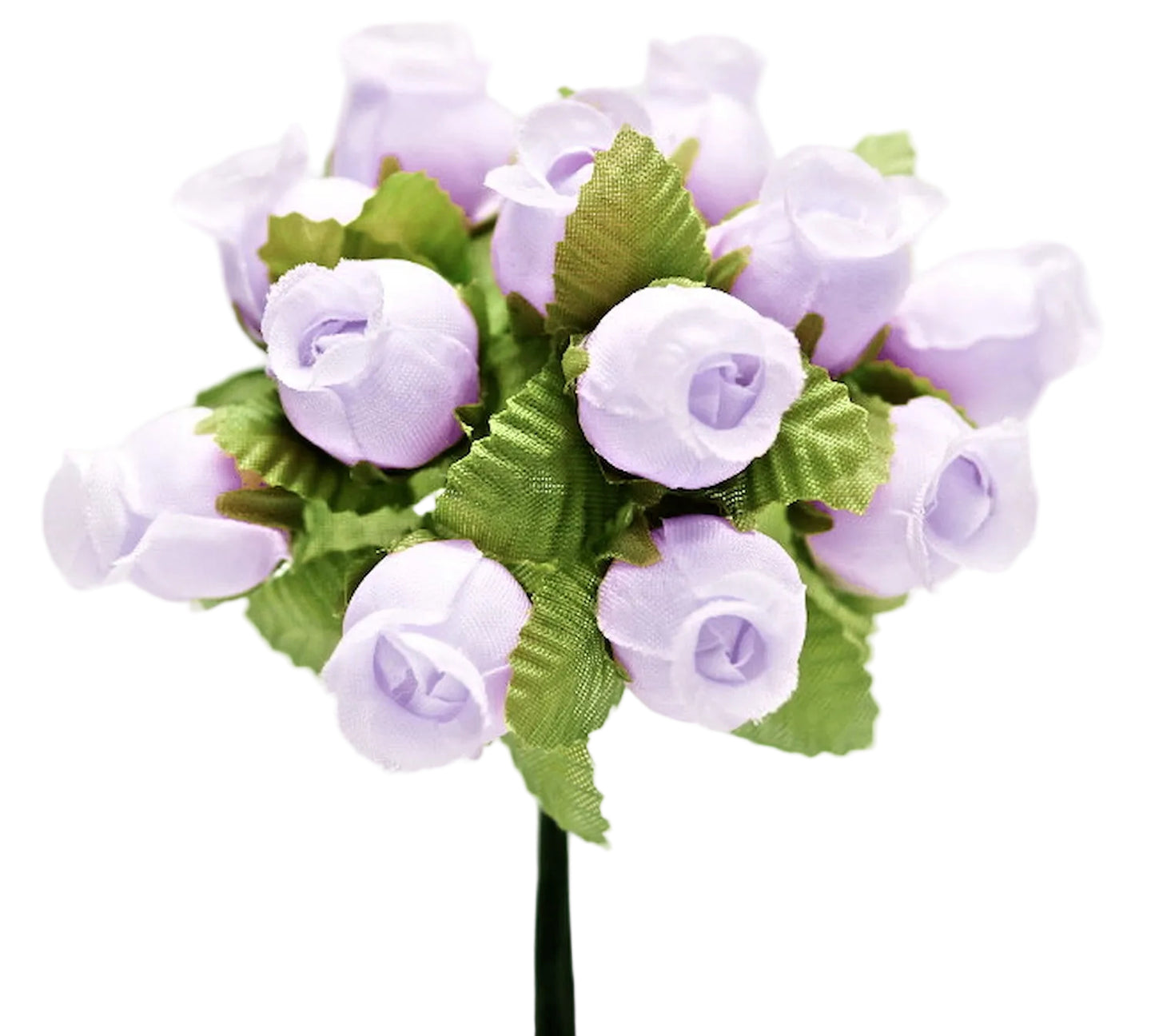 144 Miniature Poly Rose Silk Favor Flower Pick Wedding Shower - Lavender