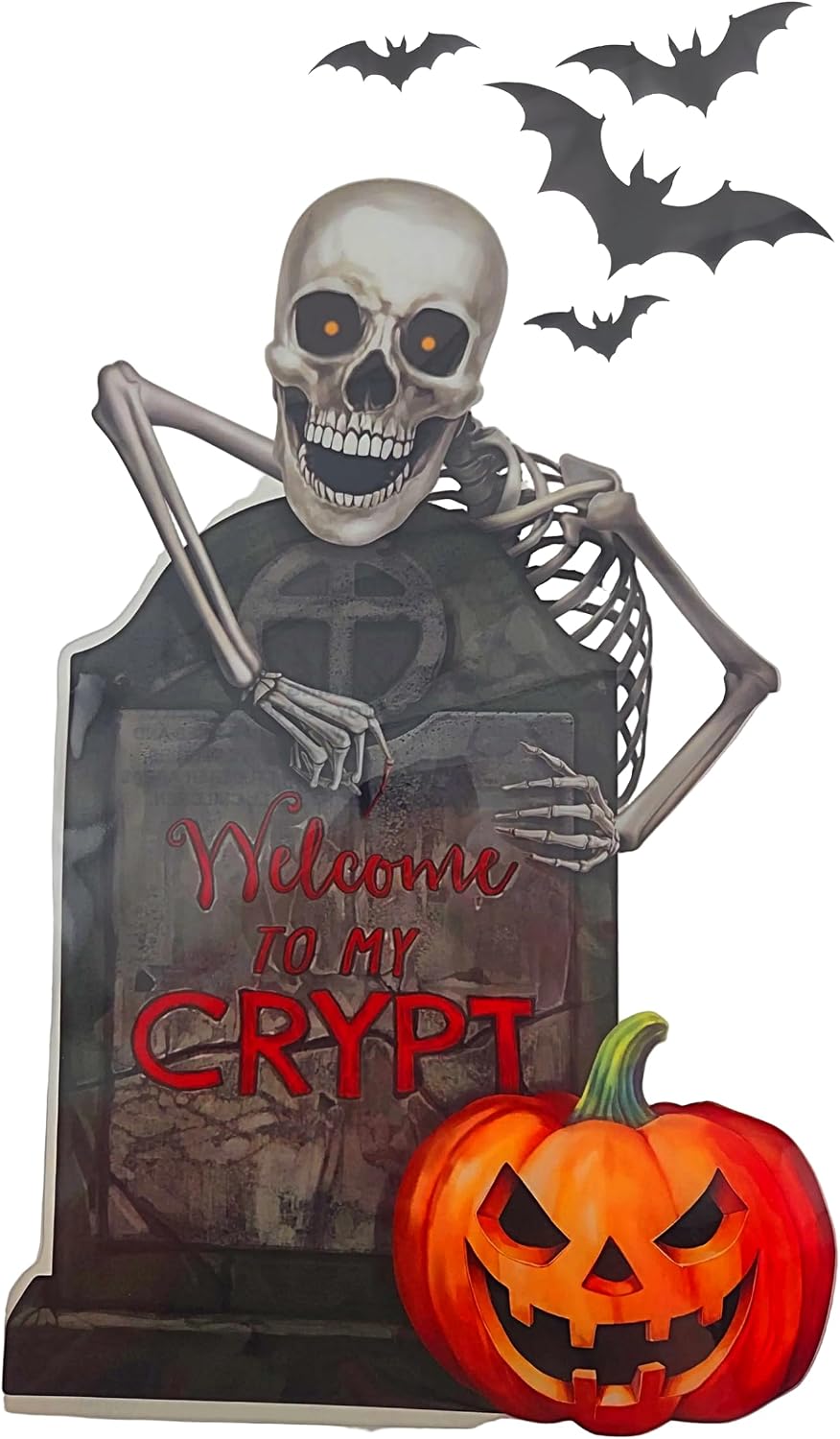 Halloween Window Decoration Assortment with Suction Cup 29.8x41.9cm