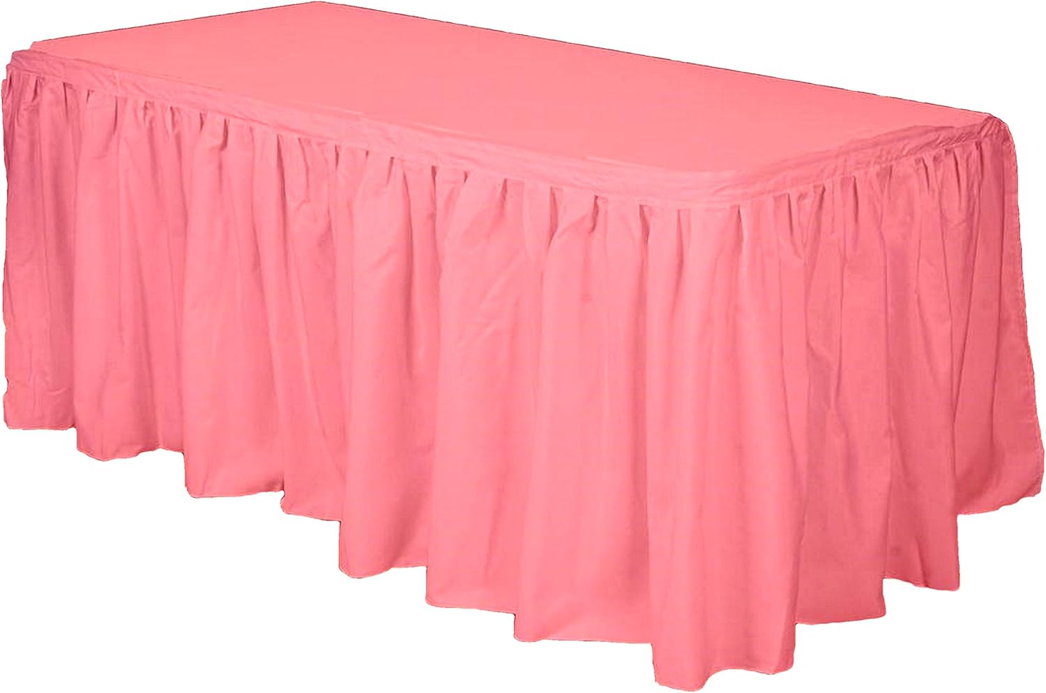 Party Favors Plus Rose Plastic Table Skirts 29 in x 13 Ft