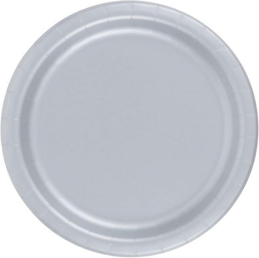Party Favors Plus Silver Paper Plates 48 Count