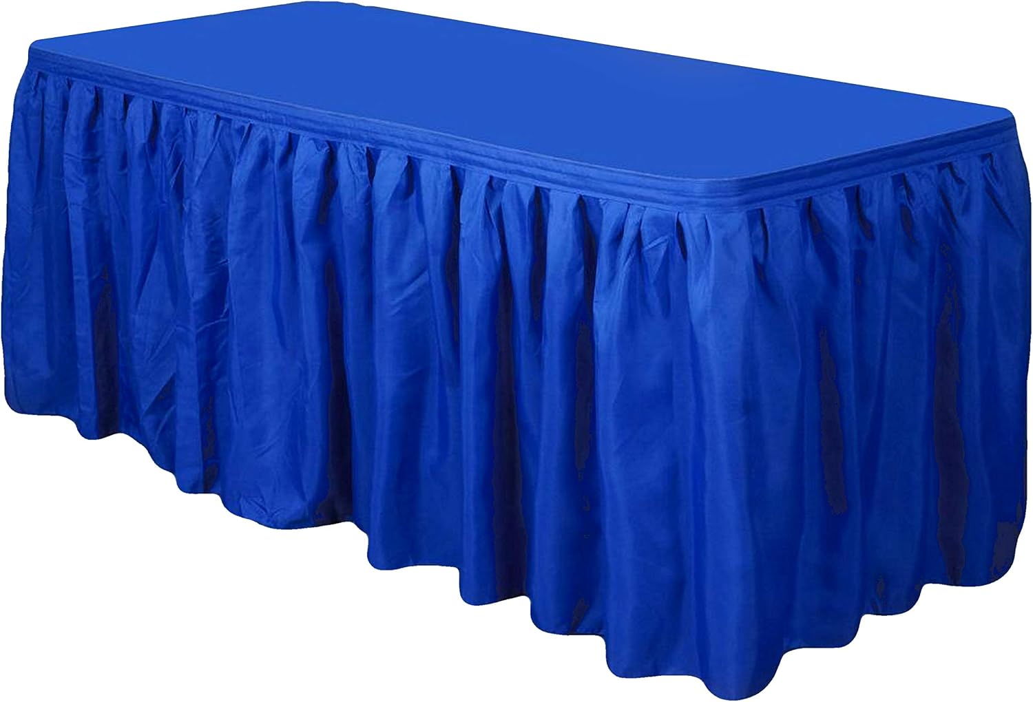Party Favors Plus Royal Blue Plastic Table Skirts 29in x 13ft Stretches to 19ft 3 Pack