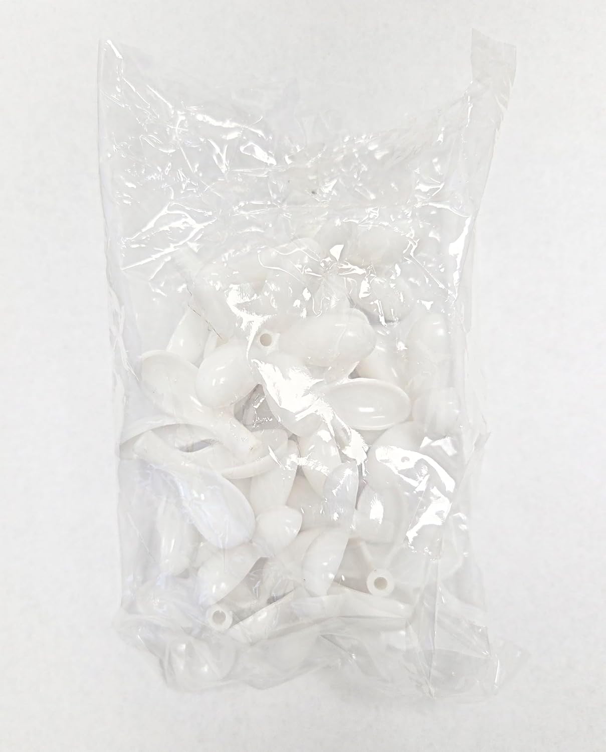 Party Favors Plus White Plastic Almond Candy Holders 24 Piece Set