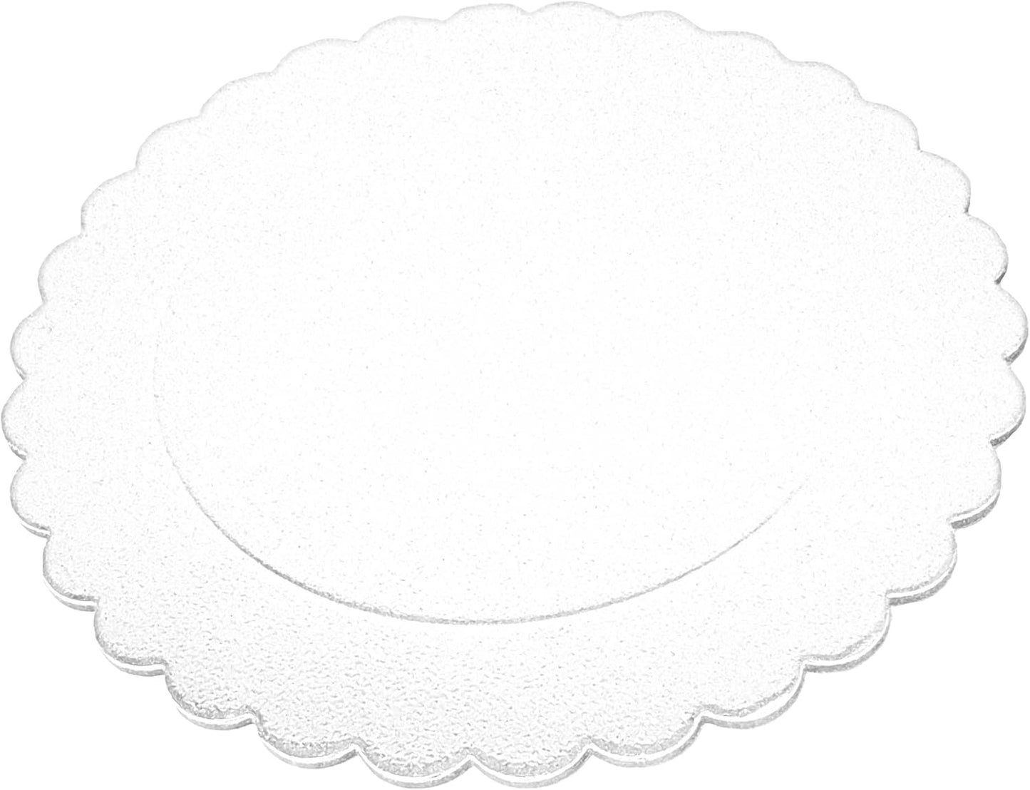 Party Favors Plus Round Cake Boards White Scalloped 10 Inch 10 Count