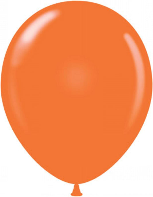 Party Favors Plus Orange Latex Balloons 12 Inch 24 Count