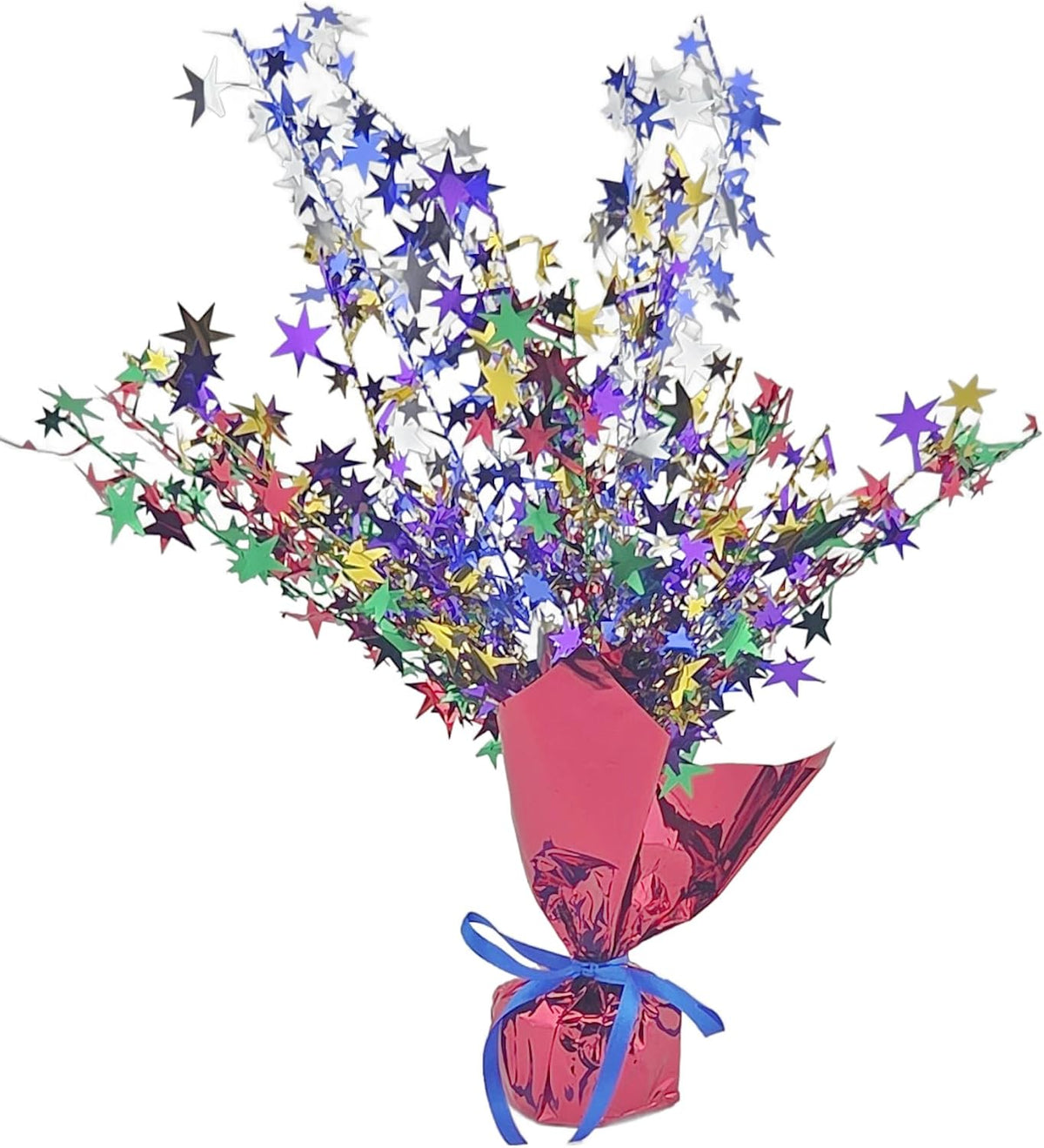 Multicolor Stars Balloon Weight Centerpiece 38 cm, 2 Pack