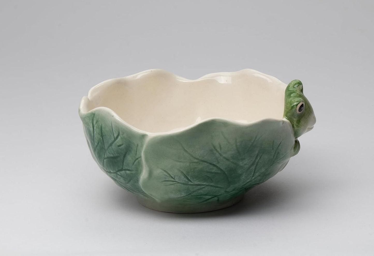 Cosmos Gifts Fine Ceramic Frog Decorative Candy Bowl 5-1/8" L
