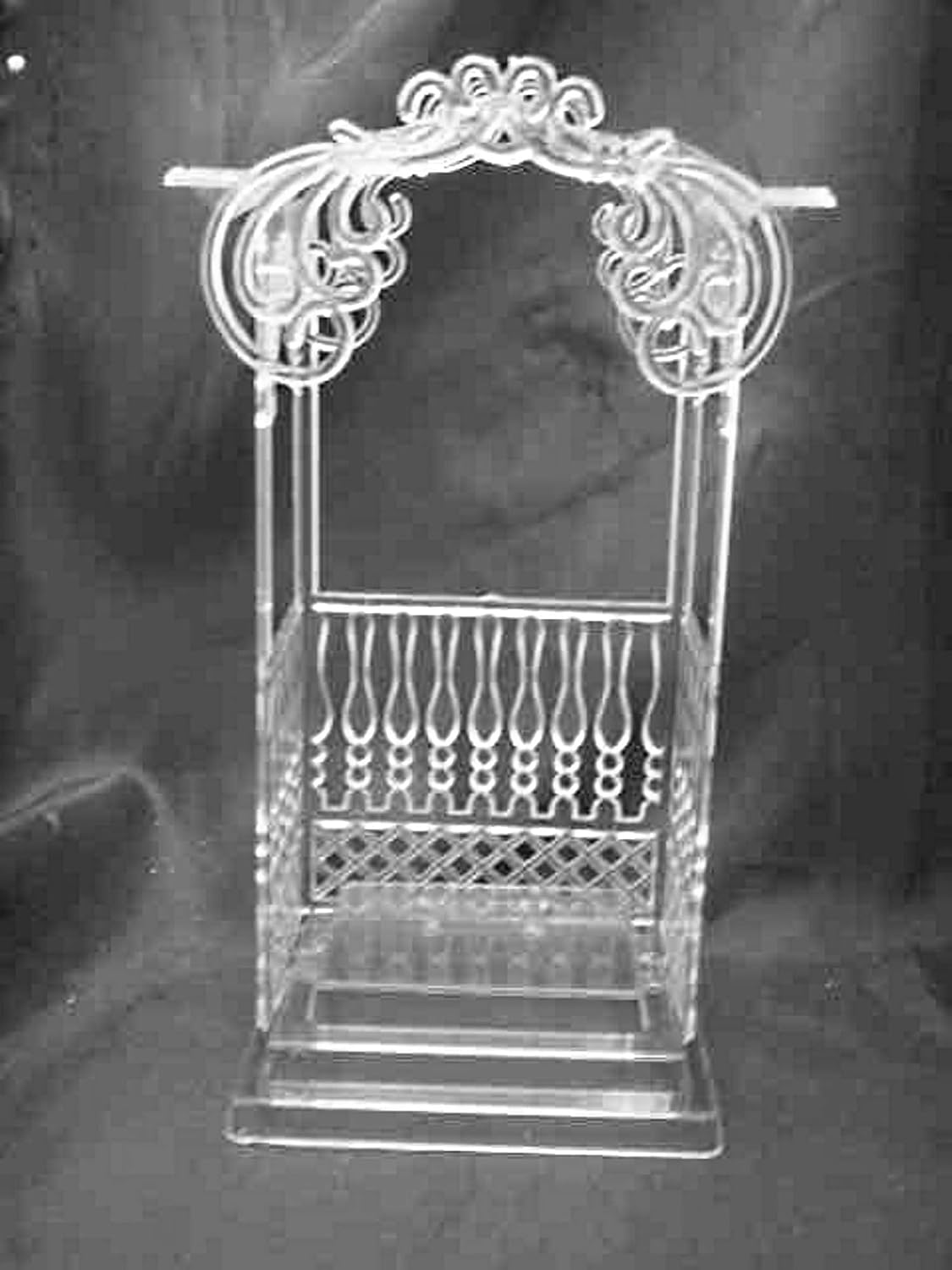 Party Favors Plus Clear Plastic Cake Top Stand Square Gazebo 8.5 Inch