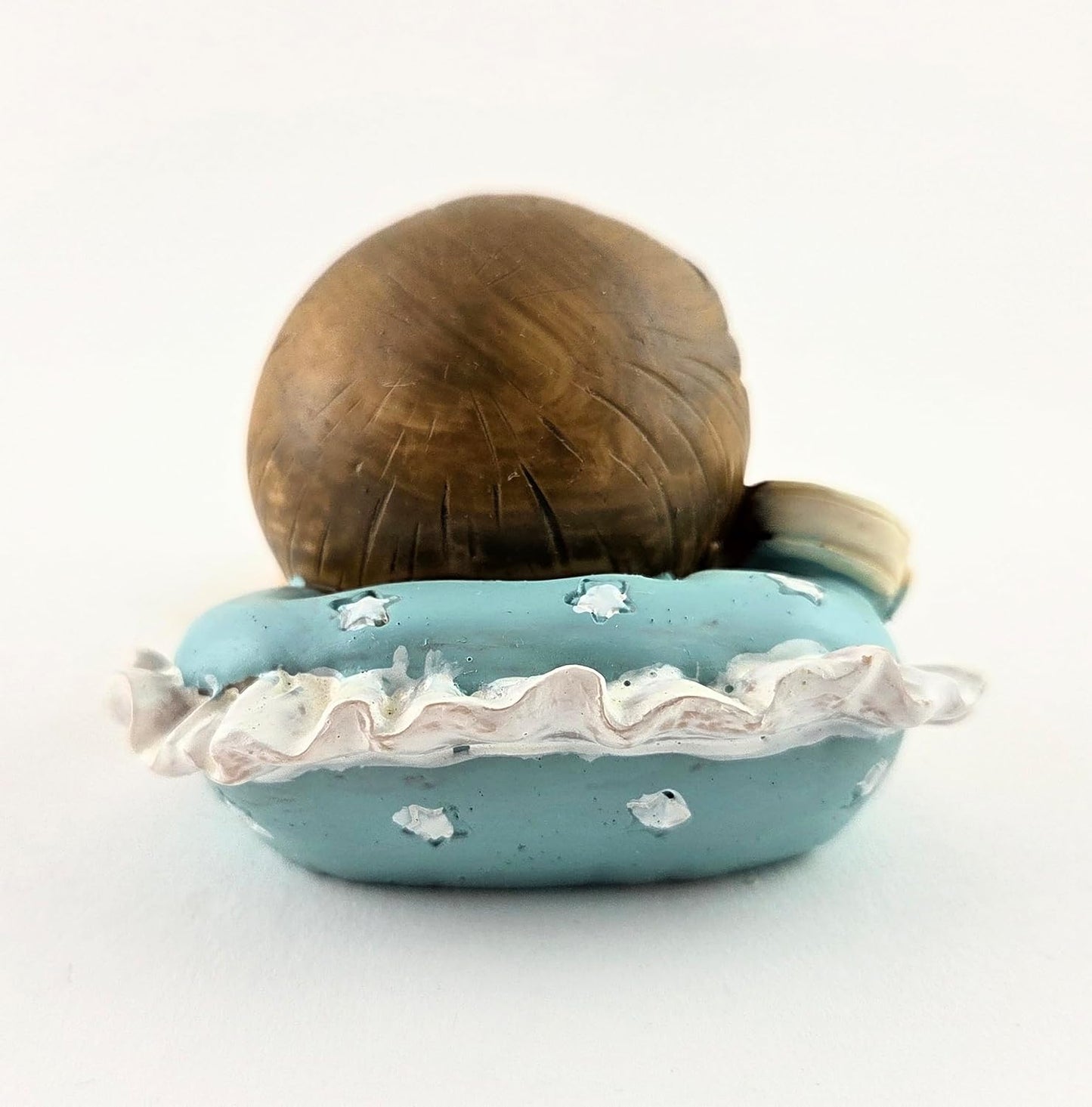 Party Favors Plus Blue White Polyresin Baby Boy Figurine 2.5 Inch Set of 2