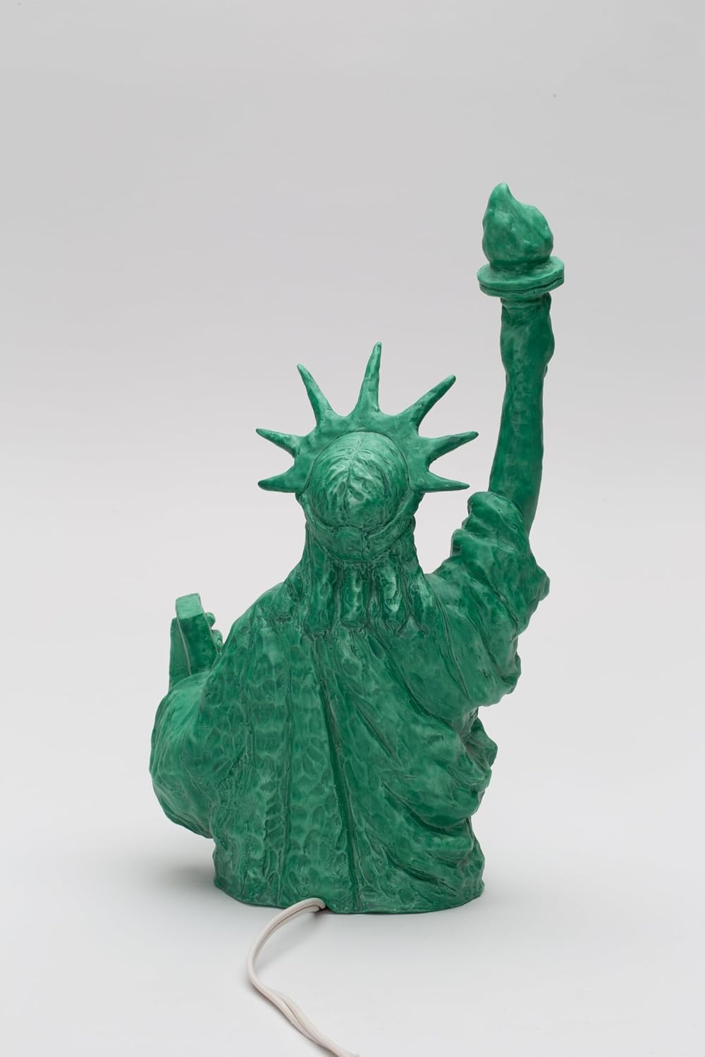 Cosmos Gifts Fine Porcelain Statue of Liberty Night Light Figurine 10-7/8" H Green