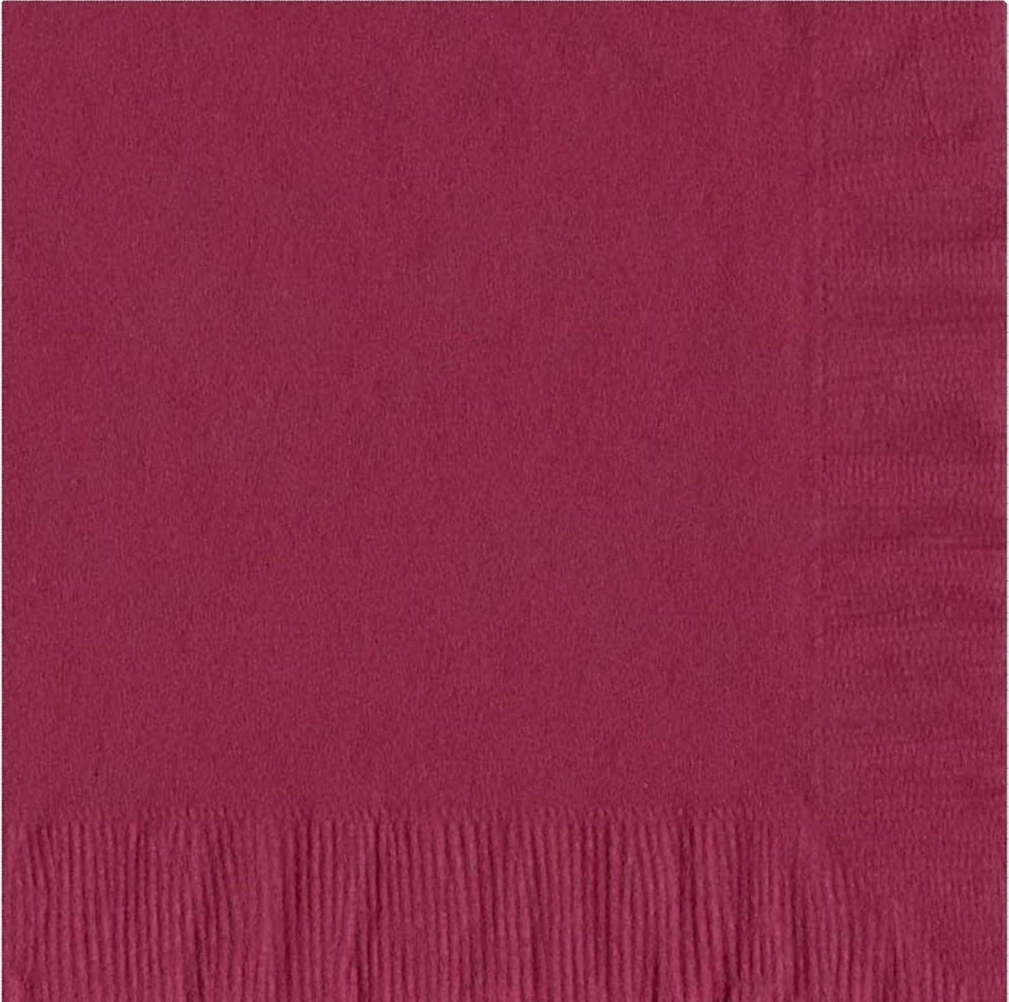 Party Favors Plus Burgundy Paper Luncheon Napkins 50 Count