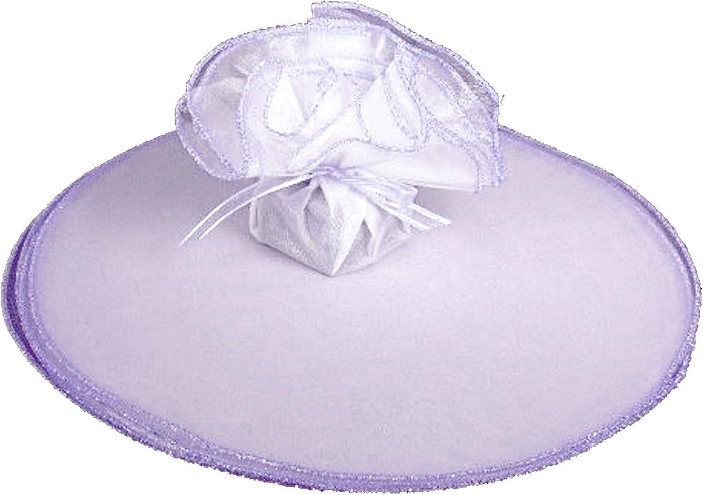 Party Favors Plus Organza Circles Sheer with Lavender Edge 9 Inch Favor Wedding Shower Wrap