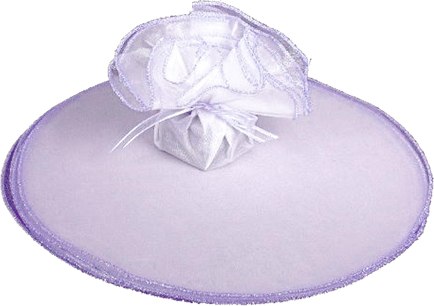 Party Favors Plus Organza Circles Sheer with Lavender Edge 9 Inch Favor Wedding Shower Wrap