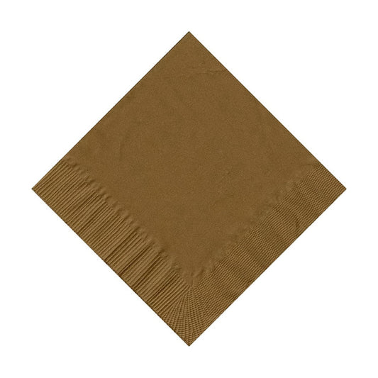 Party Favors Plus Gold Beverage Cocktail Napkins 200 Count