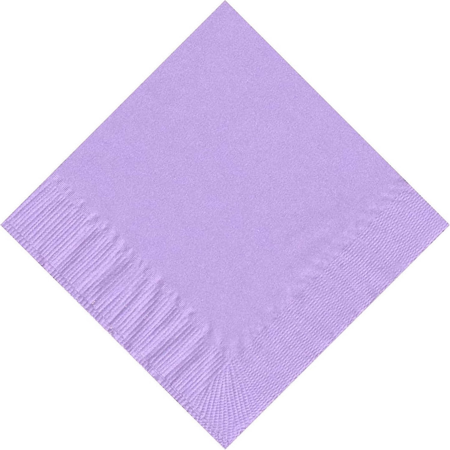 Party Favors Plus Lavender Beverage Cocktail Napkins 600 Count