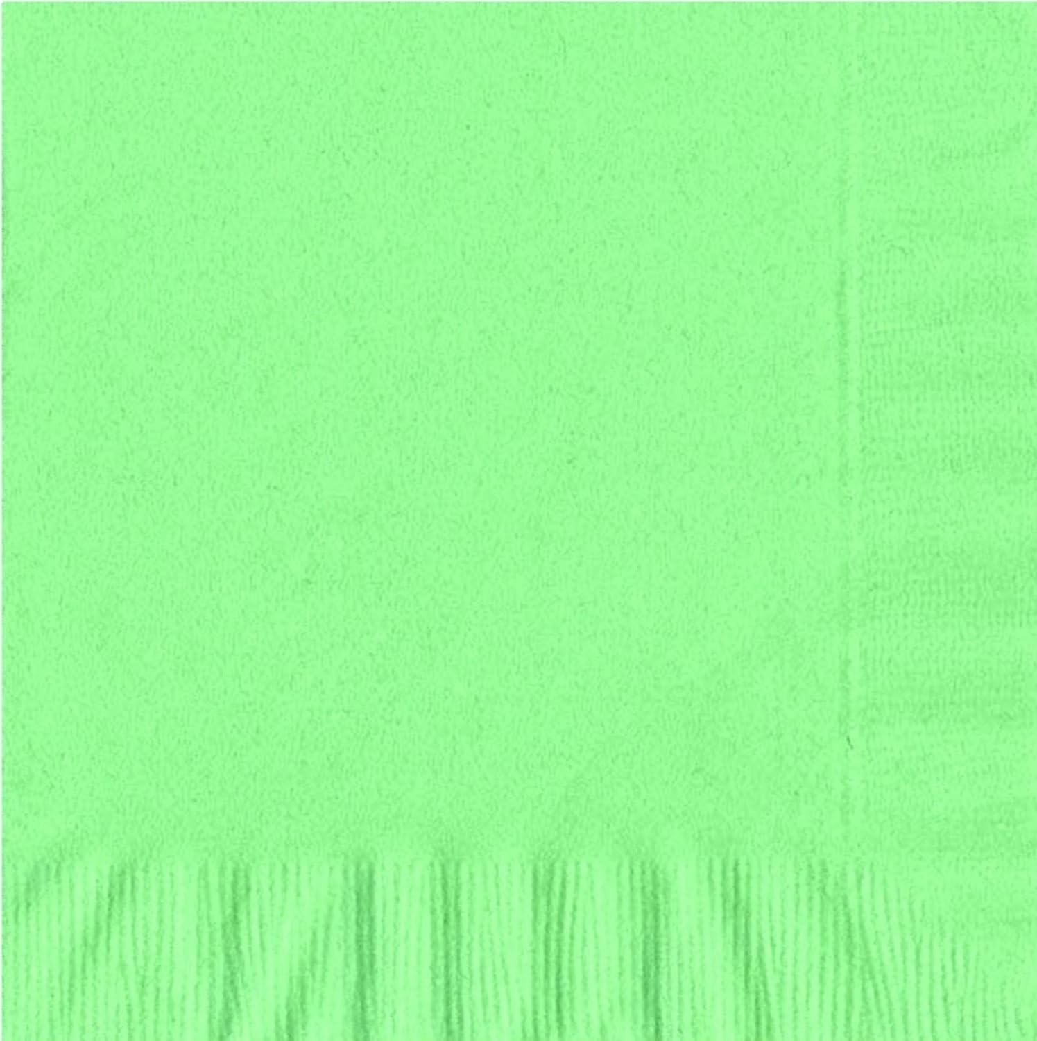 Party Favors Plus Luncheon Napkins Light Green 600 Count