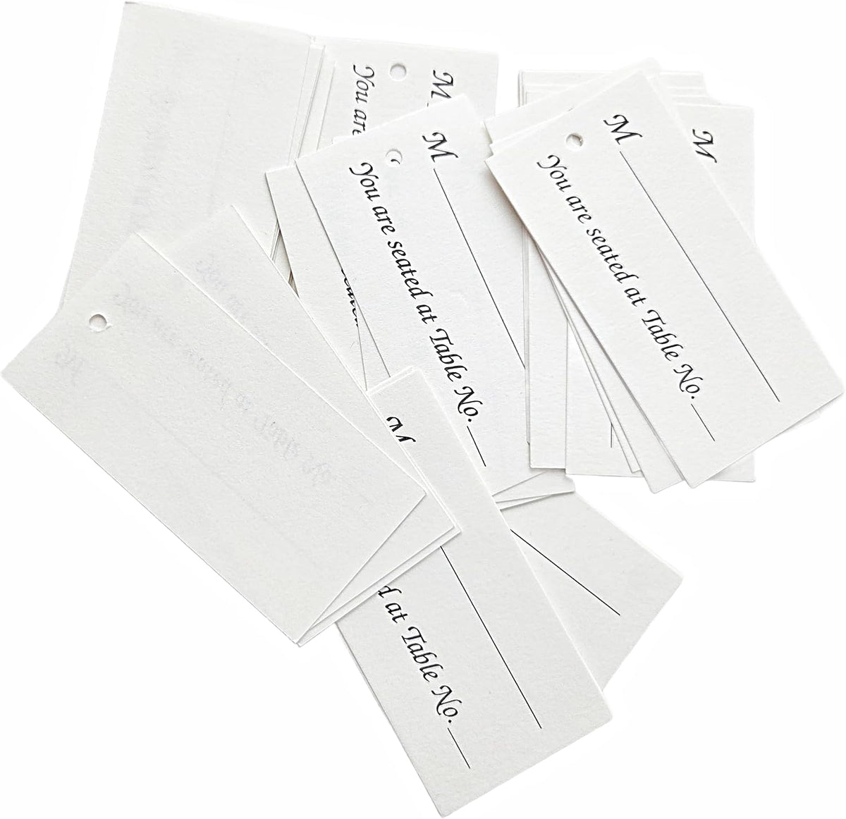 Party Favors Plus Wedding Dinner Place Cards 1.5 X 3 In 100 Pack