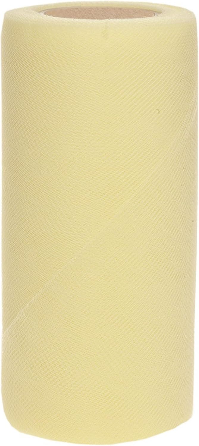 Party Favors Plus Maize Tulle Fabric Roll 6in X 50yd