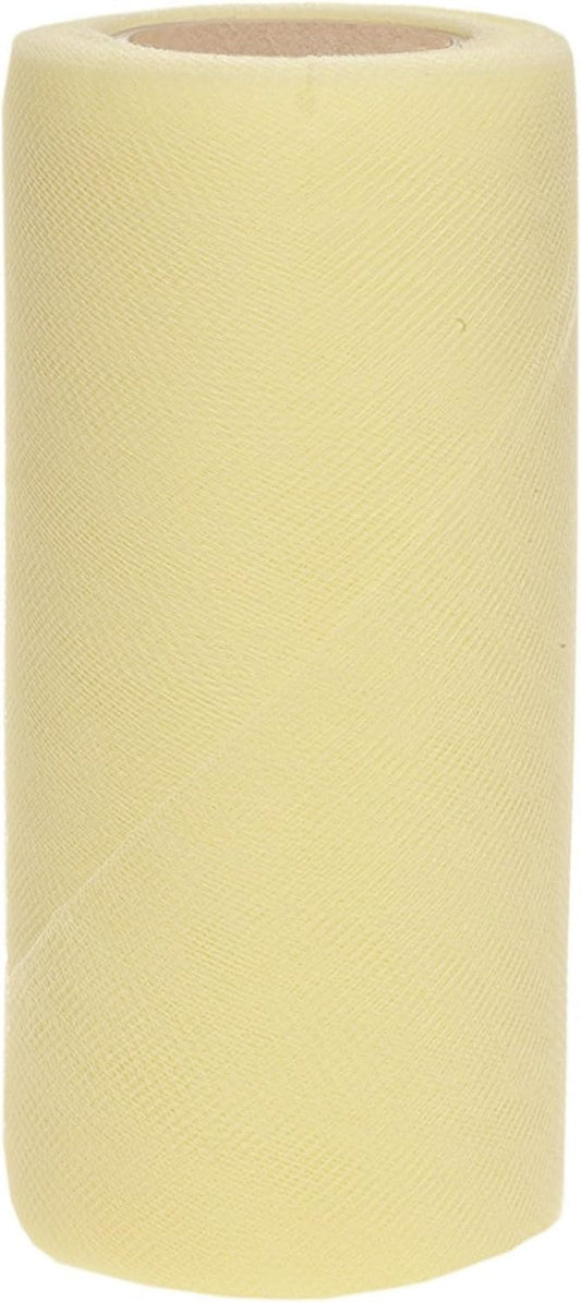 Party Favors Plus Maize Tulle Fabric Roll 6in X 50yd
