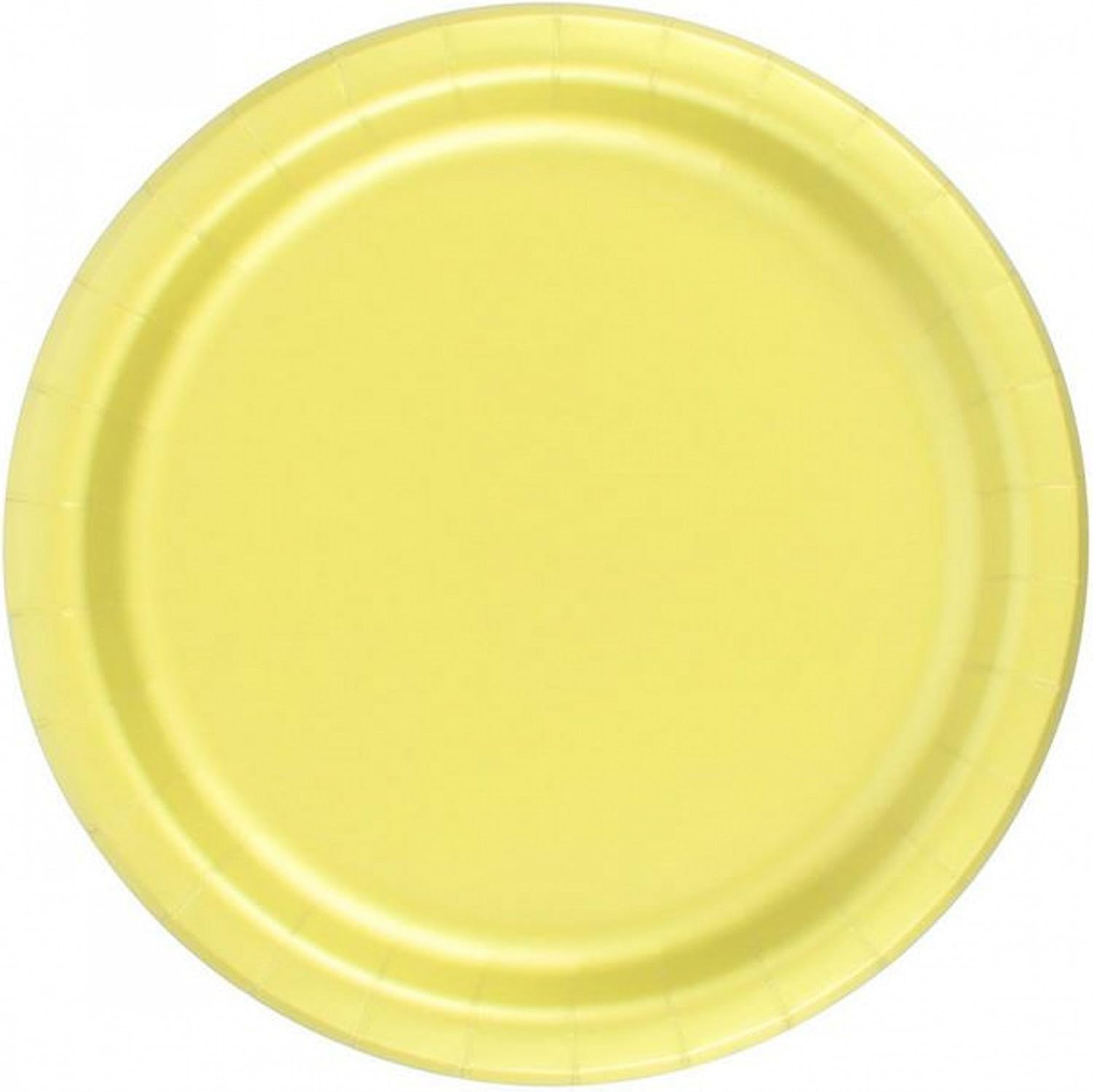 Party Favors Plus Light Yellow Paper Plates 240 Count