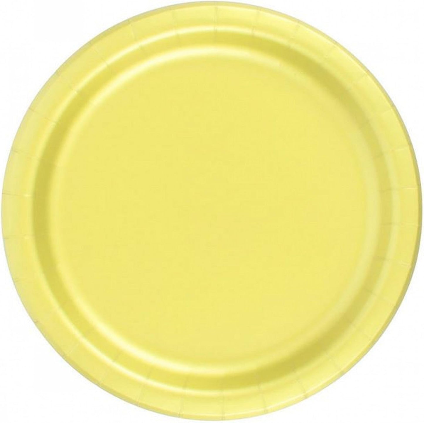 Party Favors Plus Pastel Yellow Paper Plates 240 Count