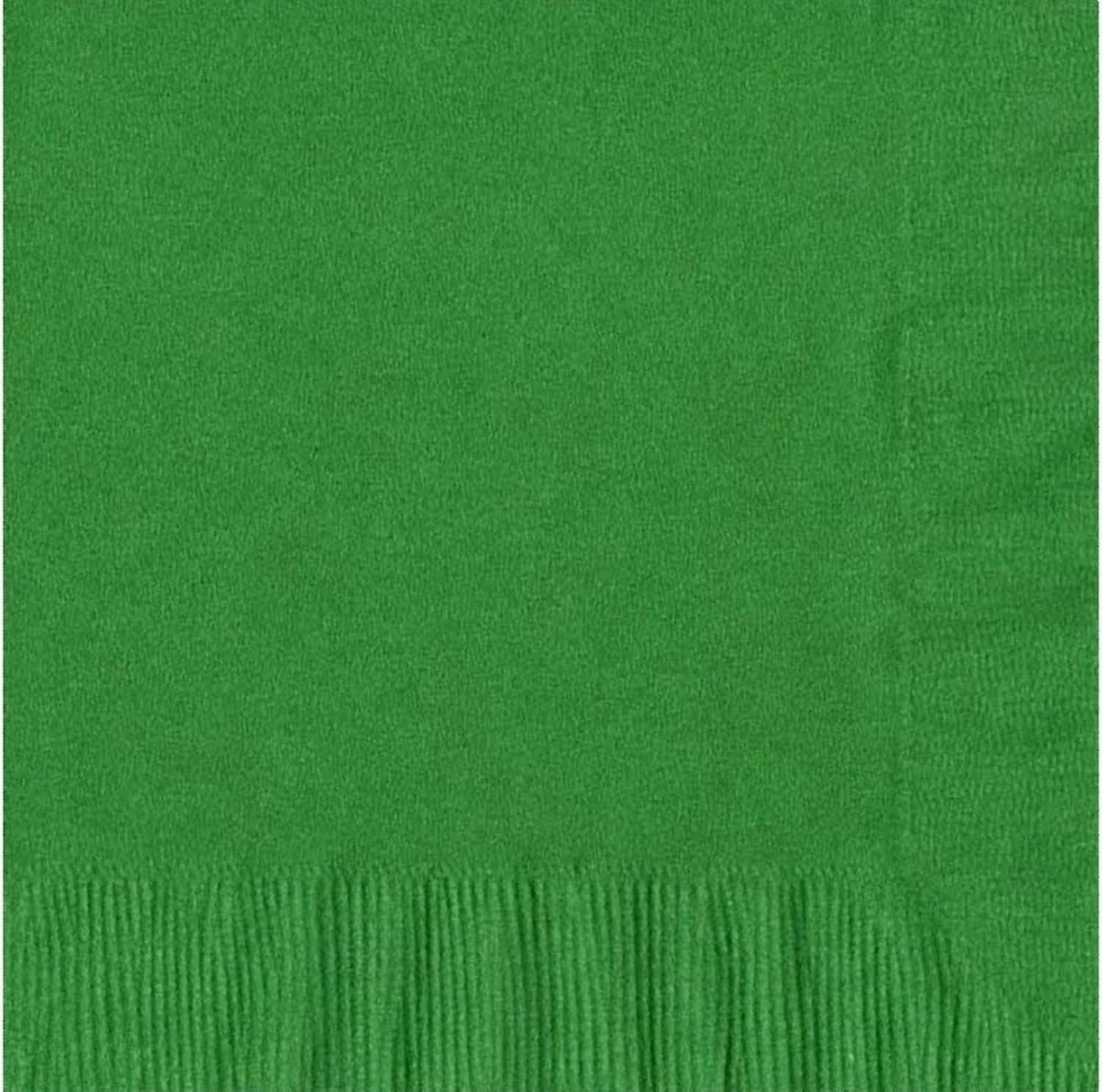 Party Favors Plus Kelly Green Paper Luncheon Napkins 50 Count